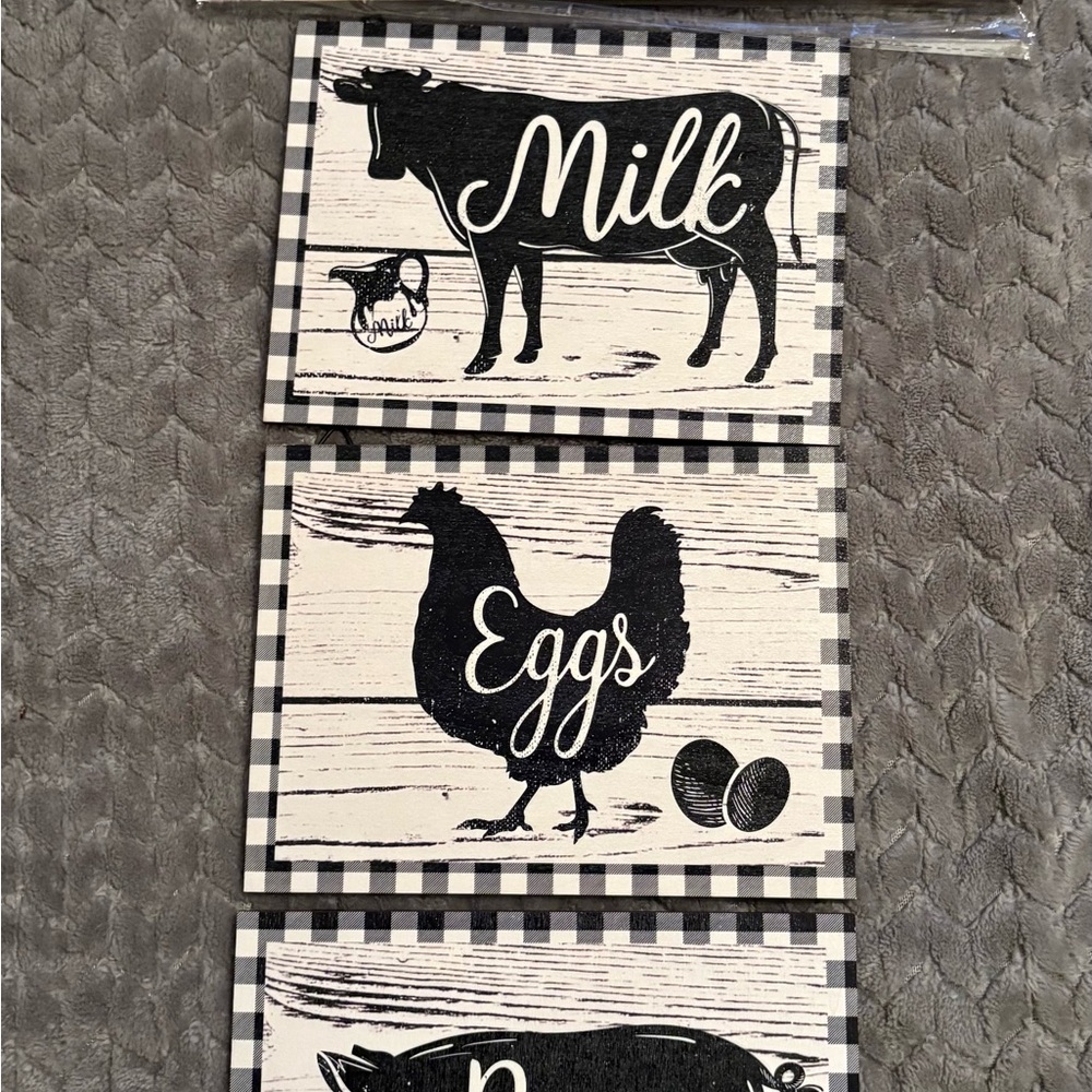 Farmhouse Style Wall Art Set